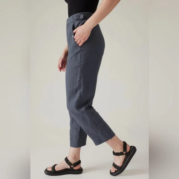 Athleta Voyager Linen Pants - Picture 2 of 8